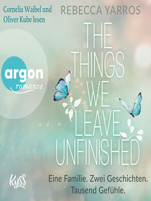 cover image of The things we leave unfinished